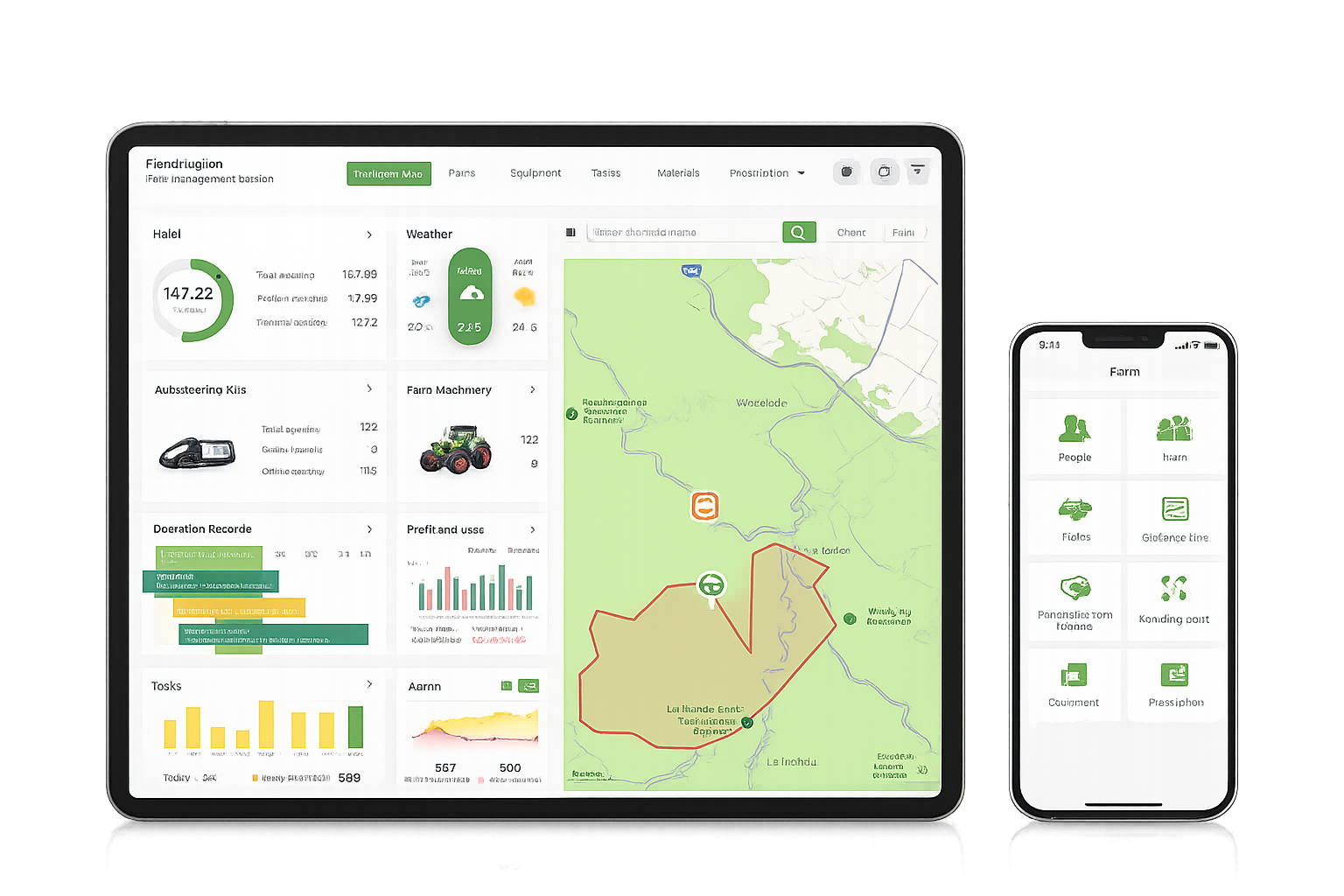 FieldFusion workflow dashboard