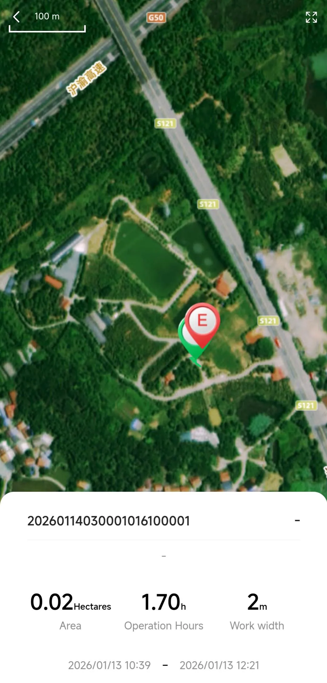 FFLINK operation record map