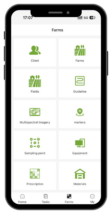 FieldFusion mobile app screen