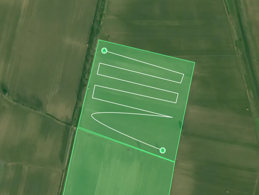 AB guidance lines in FieldFusion Pro