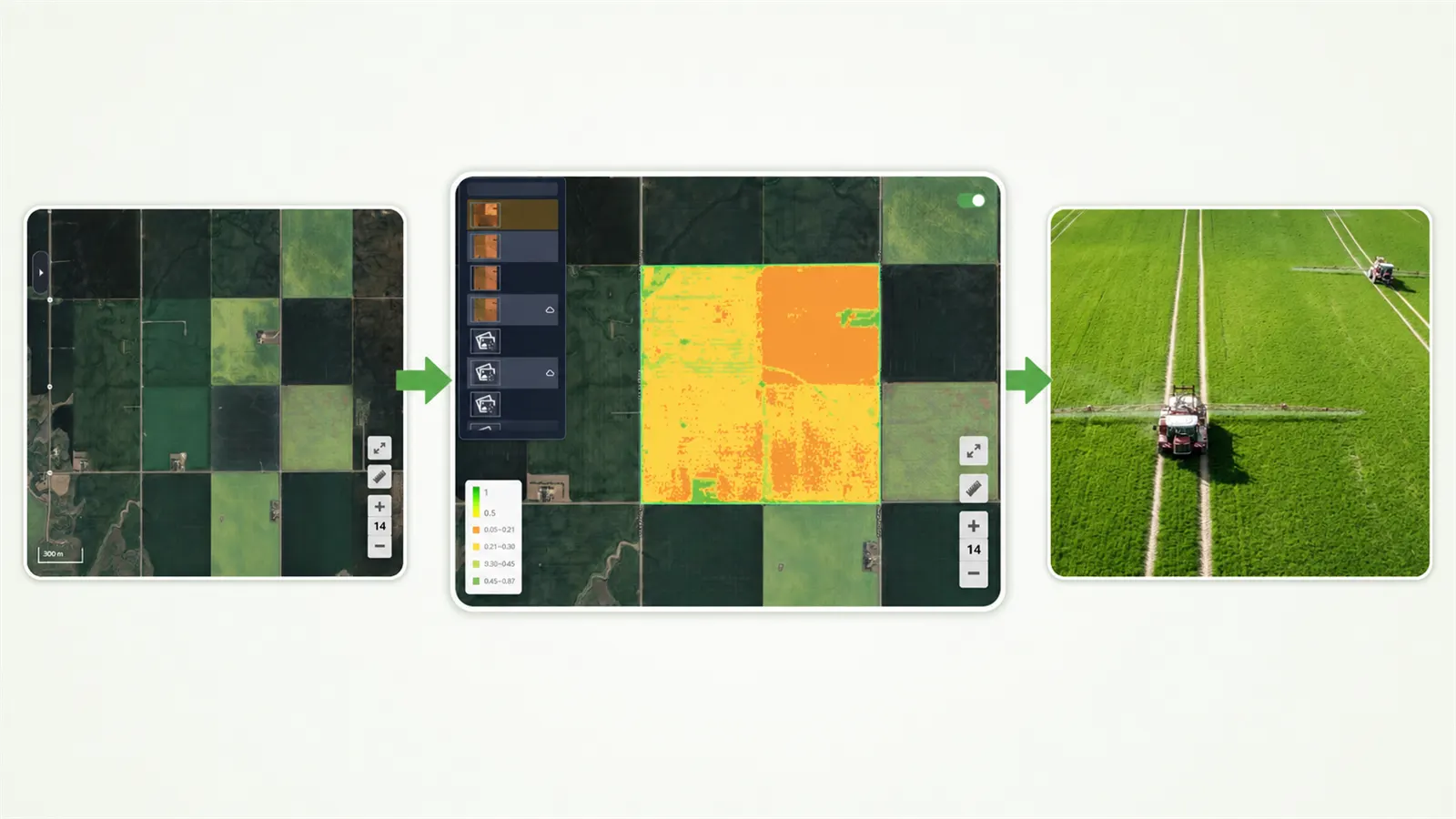 Farm machinery executing a variable rate prescription
