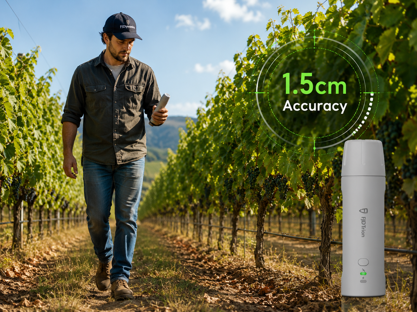 High-precision field data scenario with V4e Pro and FieldFusion