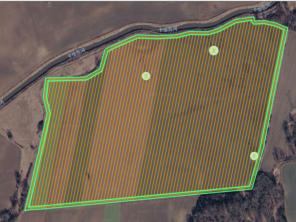 Guidance lines and field data in FieldFusion